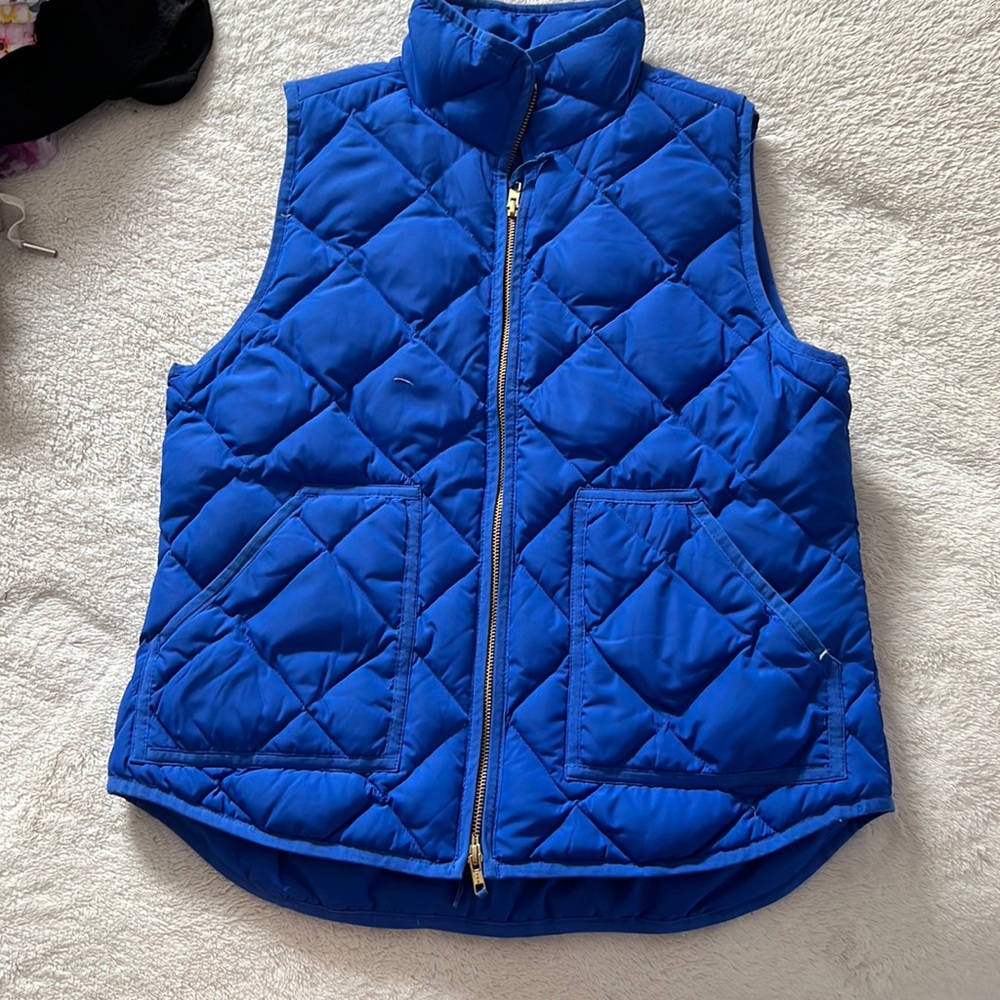 J. Crew blue vest